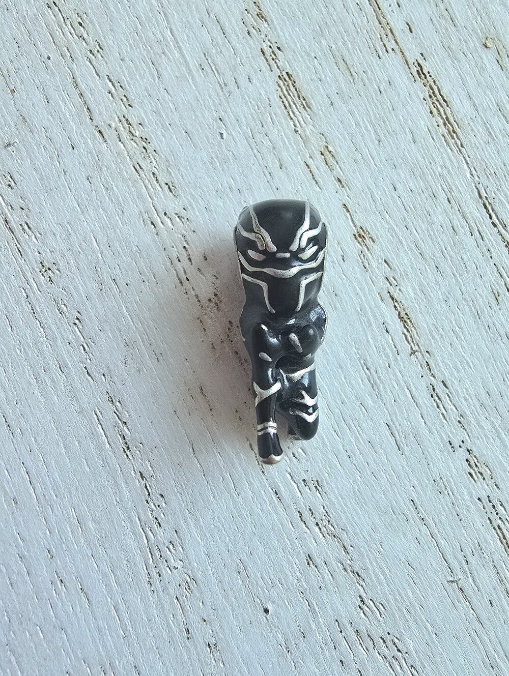 Black and Silver Panther-Inspired  Accessory Charm